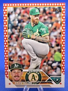 2023 TOPPS SERIES 2 #542 ADAM OLLER INDEPENDENCE DAY OAKLAND ATHLETICS 07/76 - Picture 1 of 2