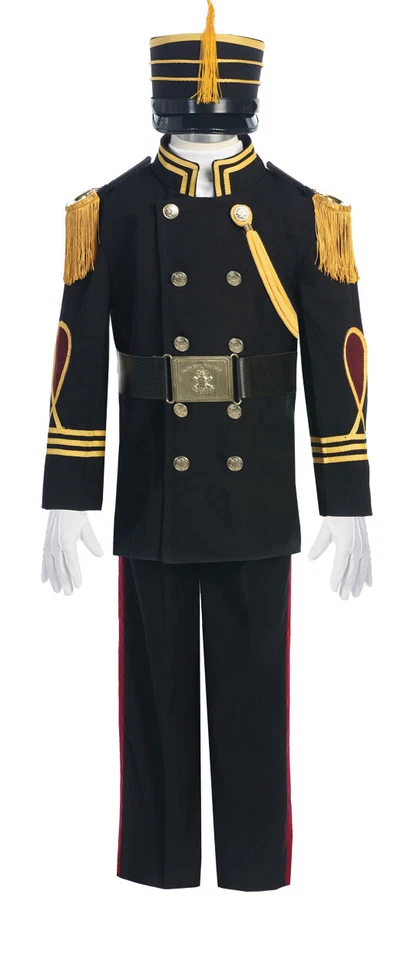 NEW Cadet uniform costume for boys in Black With gold accents - Image 1 of 2
