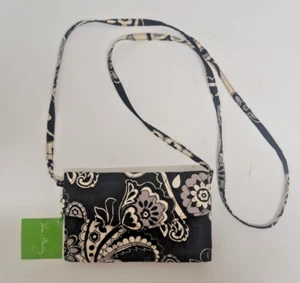 Vera Bradley Midnight Paisley Strap Wallet, New with tags - Picture 1 of 5