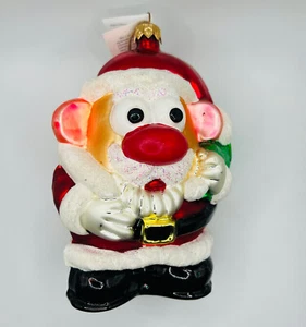 Christopher Radko Christmas Ornament Mr Potato Head Santa Vintage '97 IOB - Picture 1 of 7