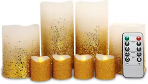 Flameless Candles,Battery Operated LED Candles with Remote and Timer,Fake Electr - Picture 1 of 12