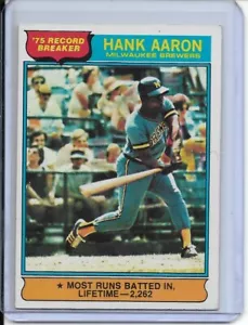 1976 Topps Hank Aaron Record Breaker #1 - Picture 1 of 2