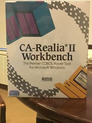 CA-Realia II Workbench COBOL Power Tool For Windows - Complete - New & Sealed Foto 1 de 4
