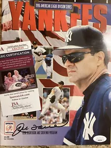 Joe TORRE signed 1996 Yankees Program JSA COA NEW YORK YANKEES Autographed HOF - Picture 1 of 8