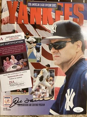 Joe TORRE signed 1996 Yankees Program JSA COA NEW YORK YANKEES Autographed HOF - Image 1 of 4