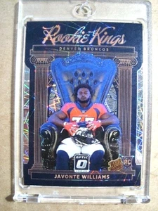 2021 Javonte Williams Panini Donruss Optic Rookie Kings Prizm RC SSP COME NUOVO 🔥🔥🔥 - Foto 1 di 2