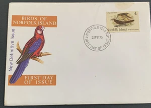 Norfolk Islands FDC 1970 Birds Of Norfolk Island - Picture 1 of 4