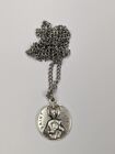 Saint Jude Medal on a 30" STAINLESS STEEL CHAIN Patron Saint of Lost Causes