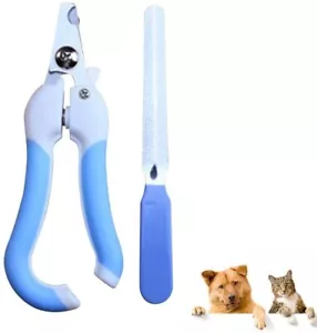 CHONG LE ER Pet Nail Clipper and Scissors W/ File Pet Grooming Tools Blue - Picture 1 of 4