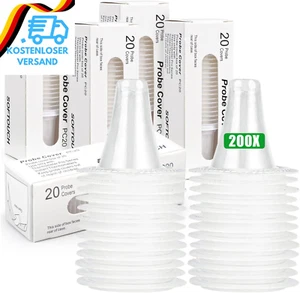 200 Stück Braun Fieberthermometer Schutzkappen, Braun Fieberthermometer Ohr, The - Bild 1 von 12