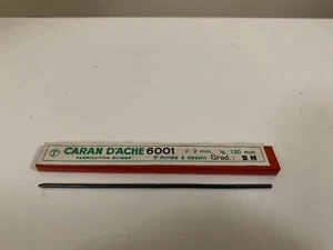 Caran d’Ache 2.0mm Leads 6001 120mm X6 2H - Picture 1 of 3