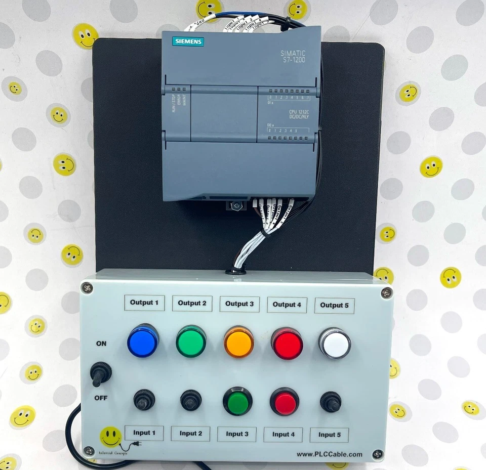 Siemens S7 1200 SPS Trainer, Ethernet ((OHNE SOFTWARE)) - Bild 1 von 1