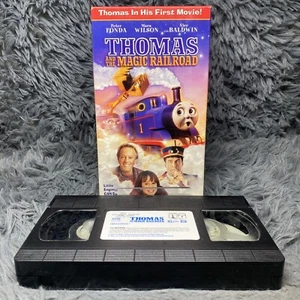 Thomas and the Magic Railroad VHS Tape 2000 Peter Fonda Alec Baldwin Slip Sleeve - Picture 1 of 8