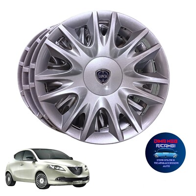 Kit 4 Copricerchi Per Lancia Ypsilon - Diametro 14 Pollici, Adattabili Ai Cerchi Originali - Foto 9