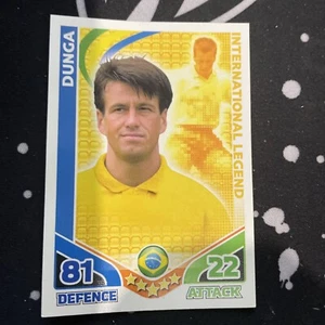 Match Attax World Cup 2010 Football Card - Dunga Brazil International Legend - Picture 1 of 2