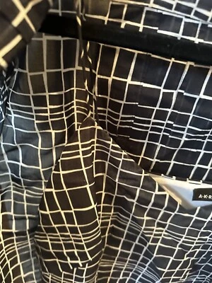 Conjunto Top AKRIS Mujer M Blanco y Negro Top y Tanque Mezcla Seda Foto 1 de 4