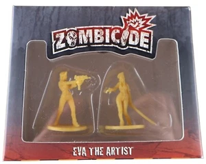 Zombicide Miniature Figures Eva The Artist Board Game Set - Picture 1 of 6