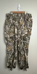 Real Tree Women Hunting Cargo Pants Camo XL 16-18 Hunting Gear Drawstring Leg - Picture 1 of 13