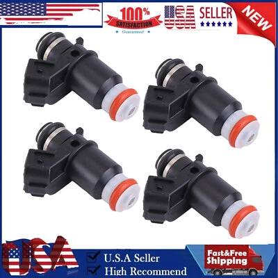 4Pcs Fuel Injector 15710-10G00 For Suzuki GSX-R1000 GSXR1000 2003 2004 2005 2006 - Image 1 of 4