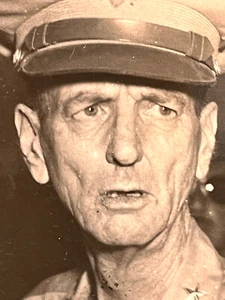 1945 WW2 EMACIATED GEN WAINWRIGHT MANILA AFTER MUKDEN JAP PRISON ORIGINAL PHOTO - Picture 1 of 3