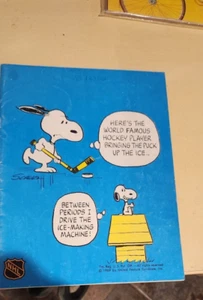 1/10/1970 California Seals vs Philadelphia Flyers  Snoopy cover - Picture 1 of 2