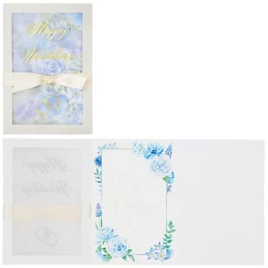 Sanrio WD228-3 SANRIO 619957 Message Card  Wedding Gift  Floral P from JP - Picture 1 of 3
