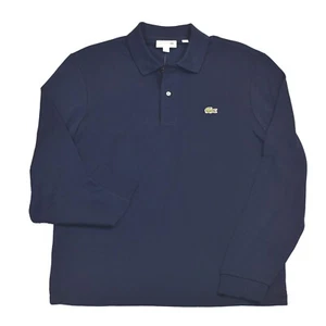 Lacoste Classic Fit Pique Knit Long Sleeve Polo Shirt L1312 Mens Size L / 5 NWT - Picture 1 of 3