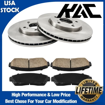 Rotores de disco delanteros + pastillas de freno de cerámica para Honda Odyssey 2005-2008 2009 2010 Foto 1 de 4