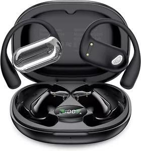 📦 EUQQ Open Ear Headphones – Bluetooth 5.3, IPX7 Waterproof, 40H Playtime - Picture 1 of 14
