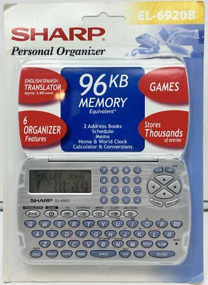 Organizador personal Sharp EL-6920B PDA Foto 1 de 4