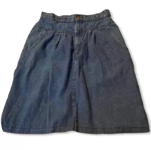 Vintage Levi’s Misses Denim A-Linie Jeansrock mit Taschen, S/M, Made In The USA - Bild 1 von 8