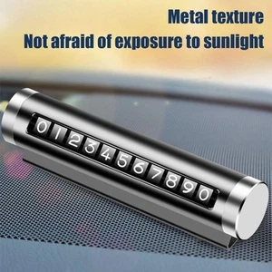 Car Temporary Parking Card Phone Number Card Plate T8Z3 Stop Car 9CY5 Park C3G9 - Photo 1 sur 14