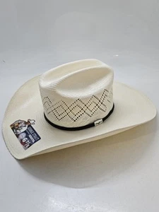 George Strait by Resistol Renner 20X Straw Cowboy Hat Size 6 7/8 - Picture 1 of 14