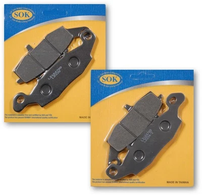 Pastillas de freno delanteras y traseras aptas para Kawasaki VN 1500 Vulcan Classic 2000-2008 VN1500 Foto 1 de 2