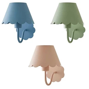 Lampada da parete ricaricabile paralume capesante soggiorno comodino luce pastello - Foto 1 di 29