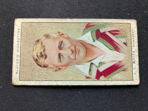 1934 Player Cricketers # 33 Jack White - Sumerset (VG) - Picture 1 of 3