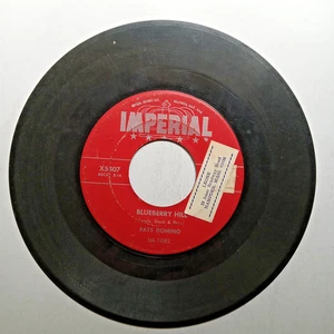 45 RPM Records FATS DOMINO  BLUEBERRY HILL / Honey Chile  Item 1  Good - Picture 1 of 2