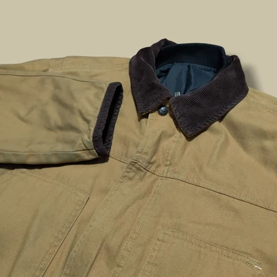 Vintage Timberland 3-in-1 Barn Jacket Chore Coat Y2K Corduroy Collar Mens Size L - Image 1 of 4