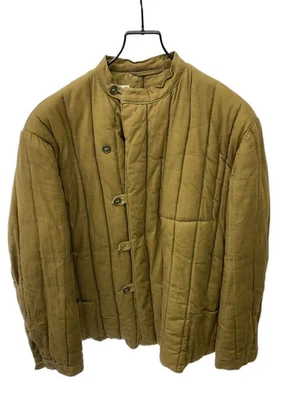 RUSSIAN MILITARY QUILTING JACKET -- COTTON KHK PLAIN - Image 1 of 4