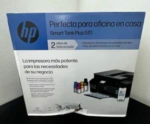 HP Smart Tank Plus 570 Wireless All-in-One Printer - Black (Minor Damage)* - Picture 1 of 11