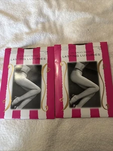 Victorias Secret Lasting Luxuries Sheer To Waist Hose Size M Almost Black (2)NIP - Bild 1 von 6