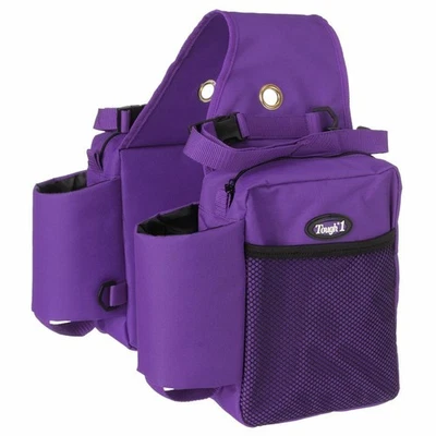 23JT Tough 1 Nylon Water Bottle/Gear Carrier Saddle Bag, Purple - Image 1 of 2