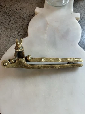 Vintage Squirrel Brass Nut Cracker Solid Heavy Nutcracker 6" - Image 1 of 4