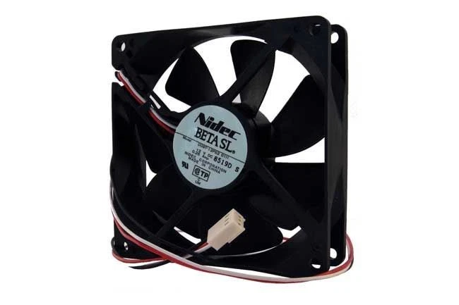 Nidec 92X92X25 mm 12V 0.26A Locked Rotor Sensor Fan 2800RPM 55CFM - Image 1 of 2