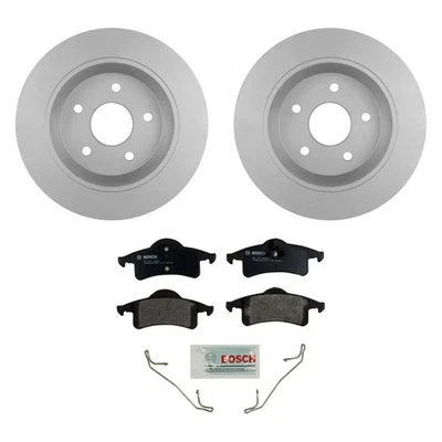 For Jeep Grand Cherokee 99-04 QuietCast Premium Rear Brake Kit w Organic Pads Foto 1 de 4