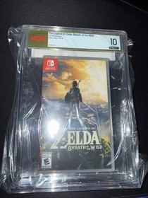 Nintendo Switch Legend Of Zelda Breath Of The Wild Sealed Graded PSA 10