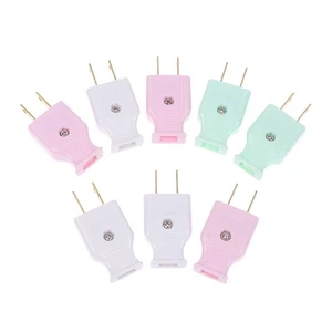 5/10PCS US Assemble Wiring Plug Adapter 2Pole Connector Male Socket Plug _mo - Photo 1/12
