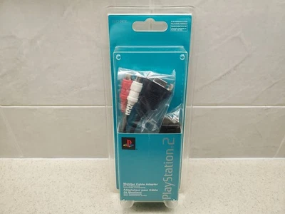 Sony PlayStation 2 Monitor Cable Adapter VGA SCPH-10320 Brand New Sealed Rare! - Image 1 of 4