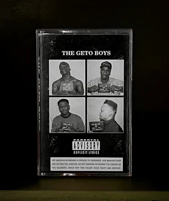 THE GETO BOYS - SELF-TITLED Cassette Tape 1990 Rap Hip-Hop / Def American Foto 1 de 4