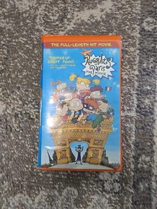 Rugrats in Paris the Movie Orange VHS Tape Orange Clamshell Case - Picture 1 of 4